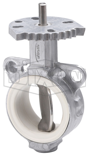 Two Piece Aluminum Butterfly Valve with Stainless Steel Disc